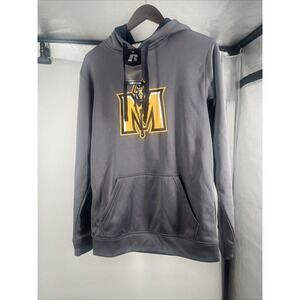 VTG Murray State Racers Hoodie Mens Small Gray Sweatshirt Team Logo Sweater Y2K